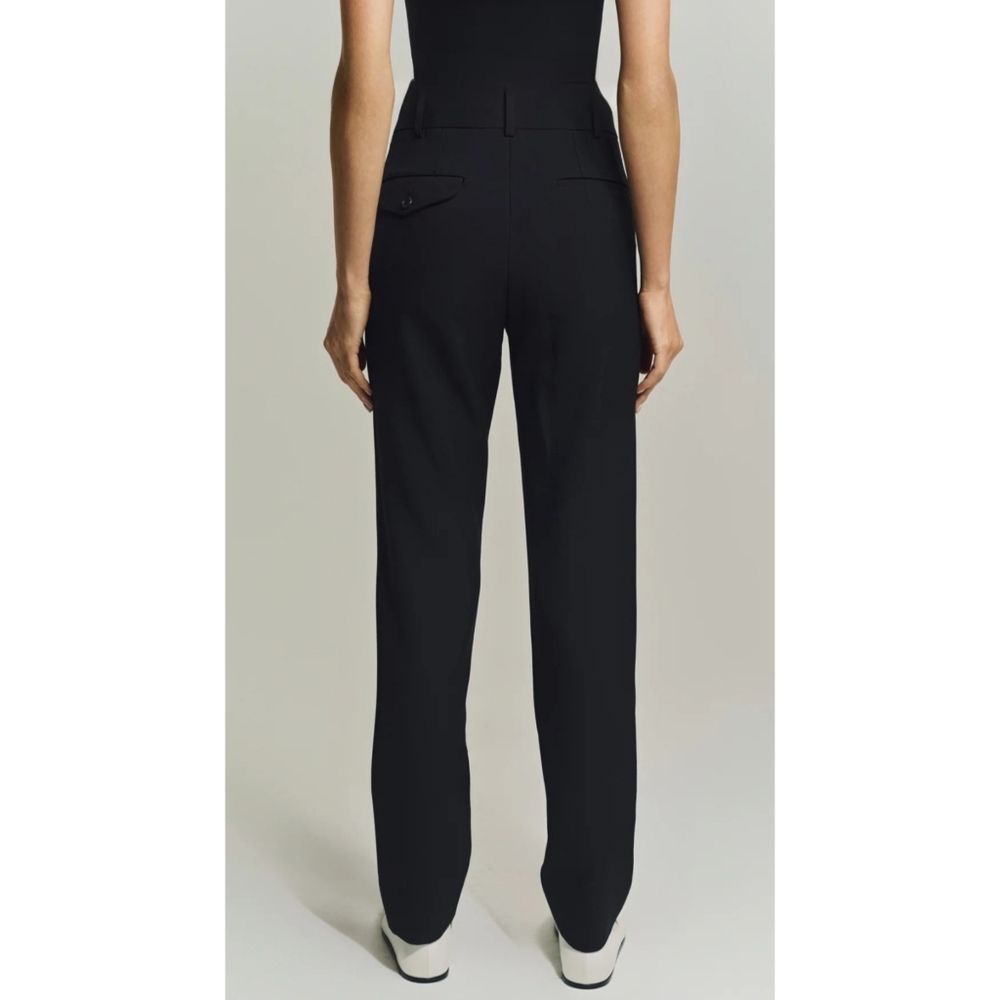 Comme des Garcons Straight Leg Wool Trousers Size Medium Color Black - Picture 4 of 11
